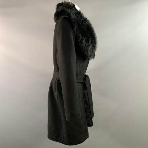 BONZ Size XL Black Overcoat Coat