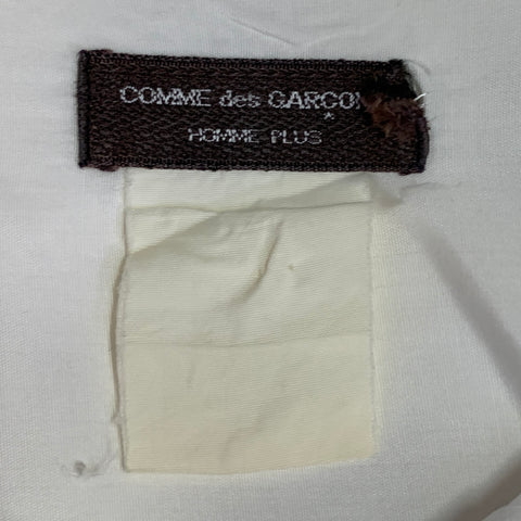 COMME des GARCONS HOMME PLUS Size XXL White One Pocket Button Up Long Sleeve Shirt