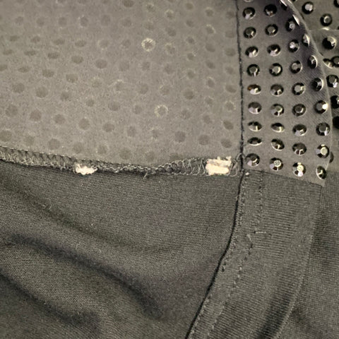 GUCCI Size XL Black Grey Studded Silk Dolman Sleeve T-shirt