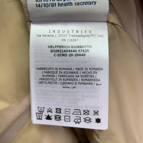 MONCLER GENIUS Size XXXL Khaki Quilted Down Filled Polyester Jacket