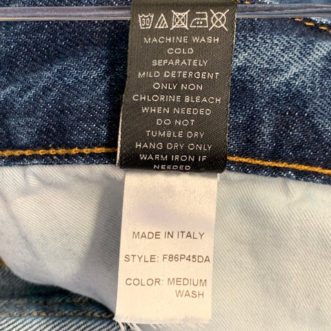 PRPS Size 29 Relaxed Boyfriend Blue Cotton Straight Jeans