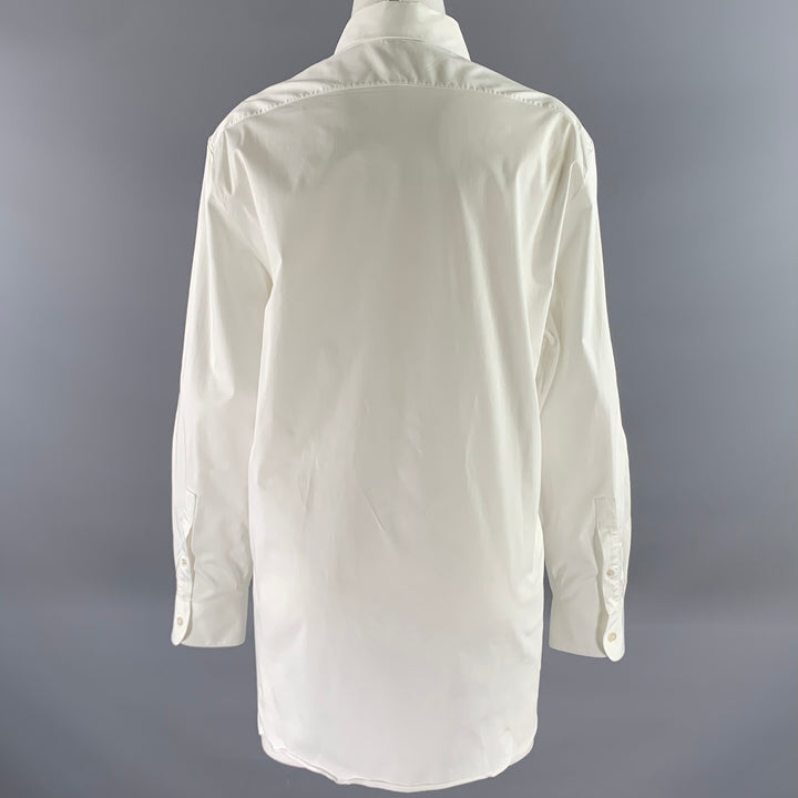 THE ROW Size S White Cotton Blend Shirt