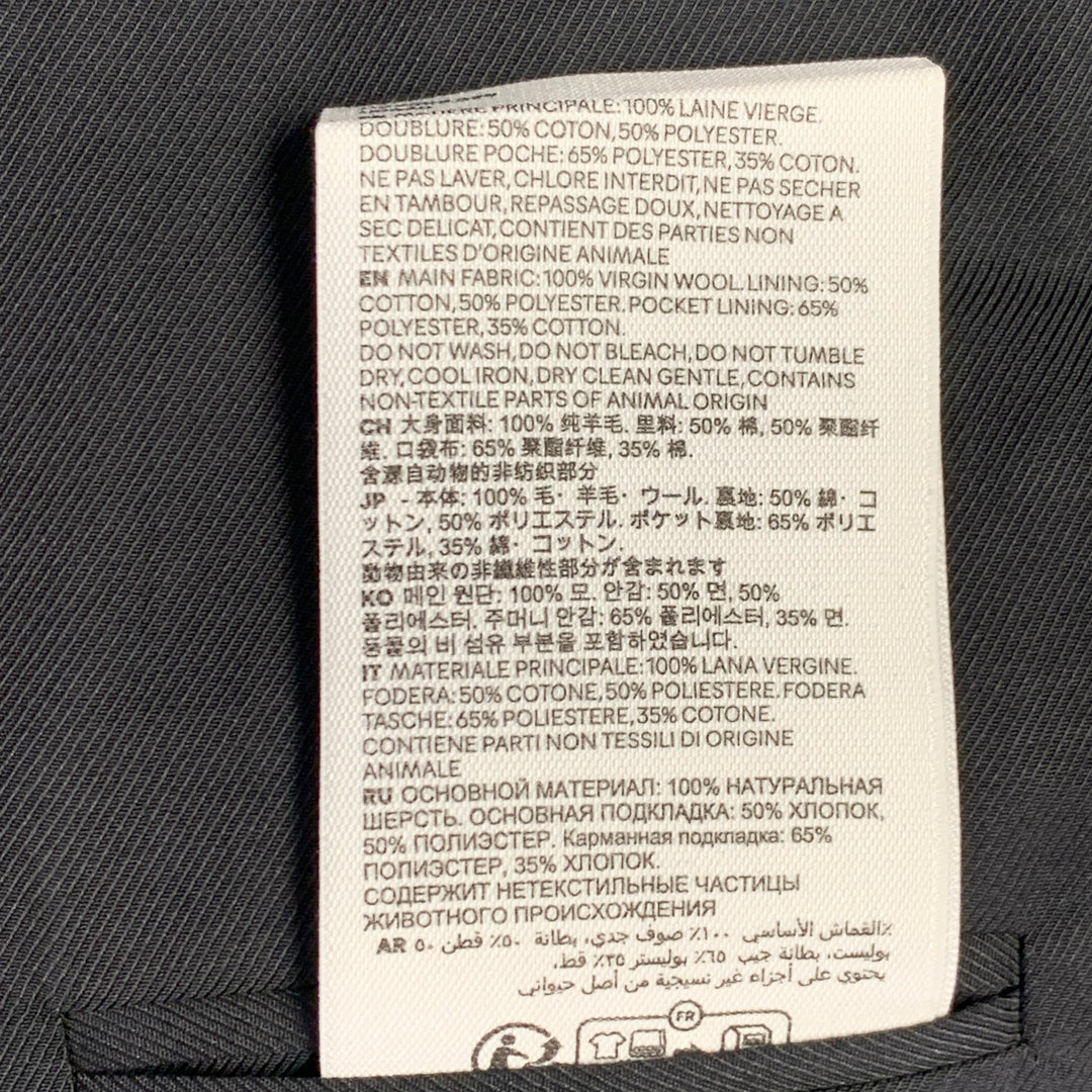 AMI by ALEXANDRE MATTIUSSI Size 36 Black Wool Sport Coat