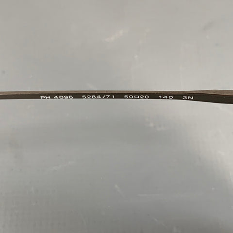 RALPH LAUREN Black Silver Acetate Round Sunglasses