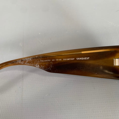 BARTON PERREIRA Silver Tortoise Shell Mixed Pattern Sunglasses