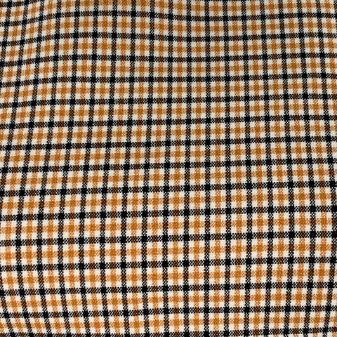 TOCCIN(NY) Size 4 Beige Black Polyester Blend Checkered Sleeveless Dress