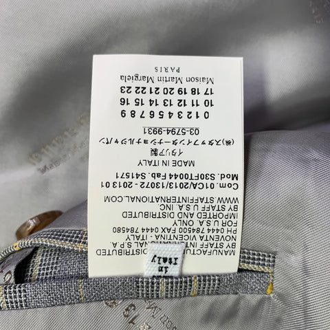 MAISON MARTIN MARGIELA Size 38 Grey Yellow Plaid Sport Coat