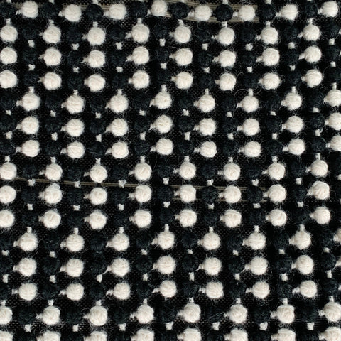 BLACK FLEECE Size M Black White Wool Blend Textured Shift Dress