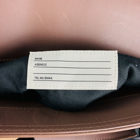 JACK SPADE Brown Black Two Tone Leather Tote Bags