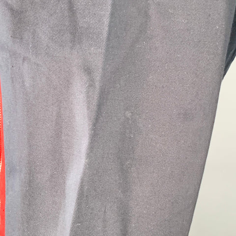 DOLCE & GABBANA Size 32 Navy Red Stripe Cotton Blend Zipper Stripe Casual Pants