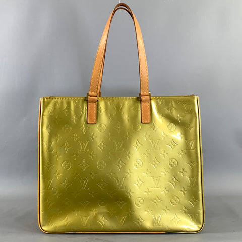LOUIS VUITTON Yellow Tan LM0051 Monogram Tote Handbag