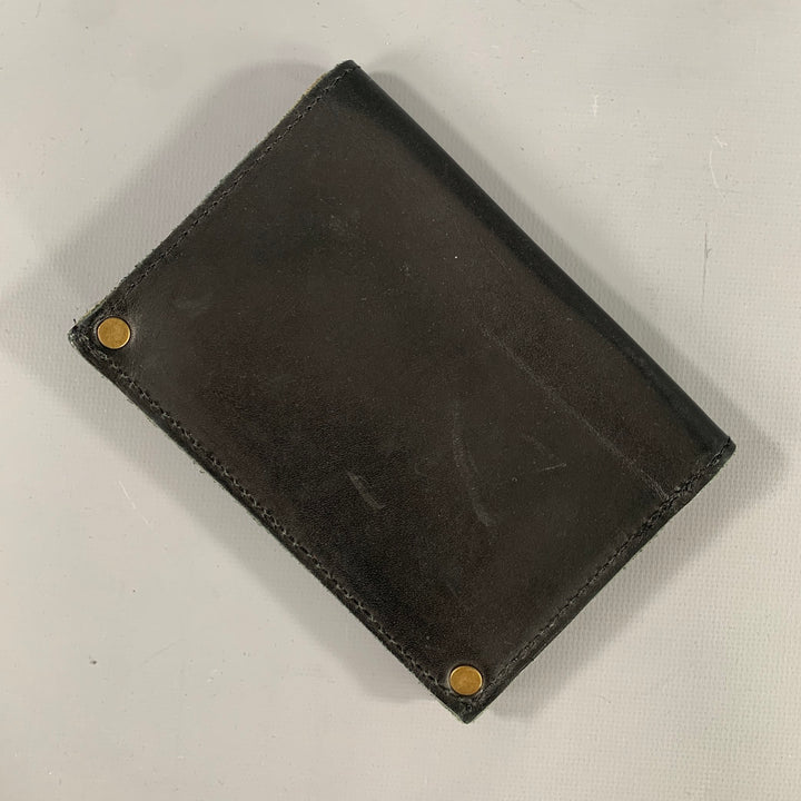 TM Black Leather Passport- Wallet