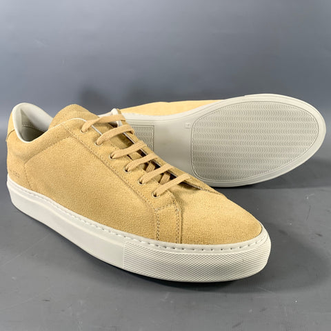 COMMON PROJECTS Size 11 Camel 2482 44 1302 Suede Lace Up Sneakers