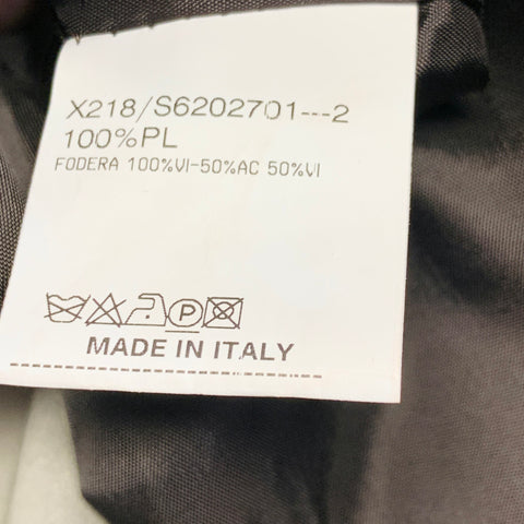 Veste ceinturée croisée en satin kaki DANIELE ALESSANDRINI Taille 38