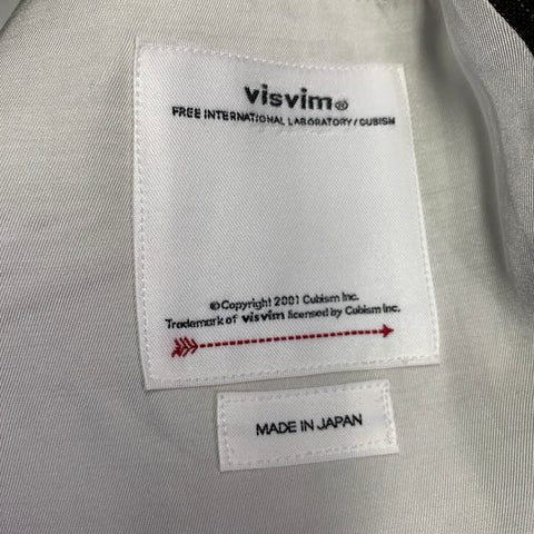 VISVIM Size M Ammons Pinstripe Wool Linen Cotton Notch Lapel Sport Coat