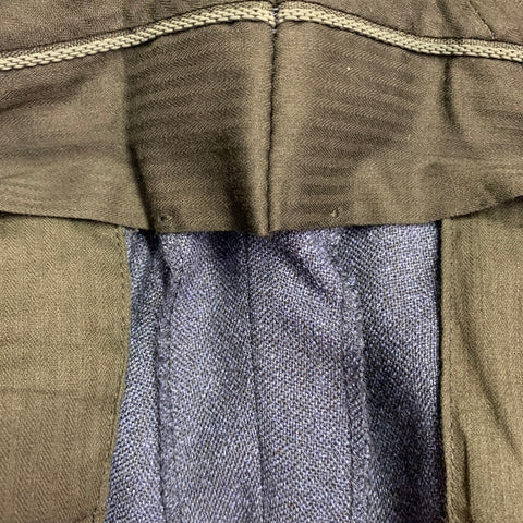 PAUL SMITH Size 34 Navy Wool Flat Front Tapered Cuffed Dress Pants