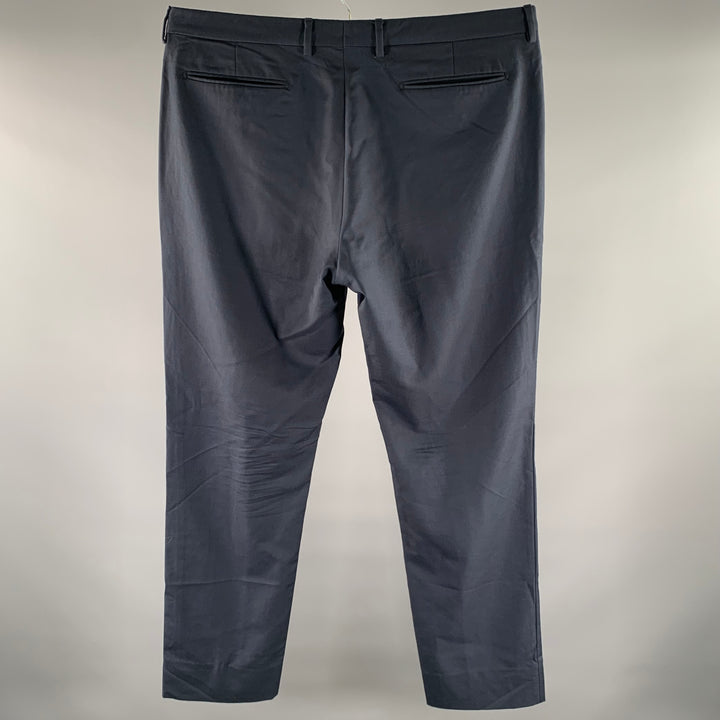 DIOR HOMME Pantalon en laine unie marine taille 36