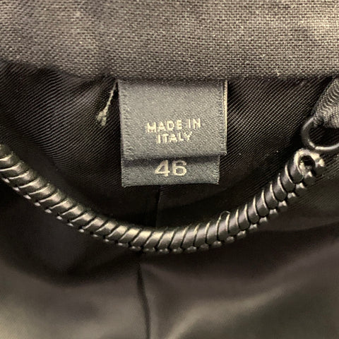 BURBERRY PRORSUM Size 36 Black Wool Mohair Silk Notch Lapel Suit