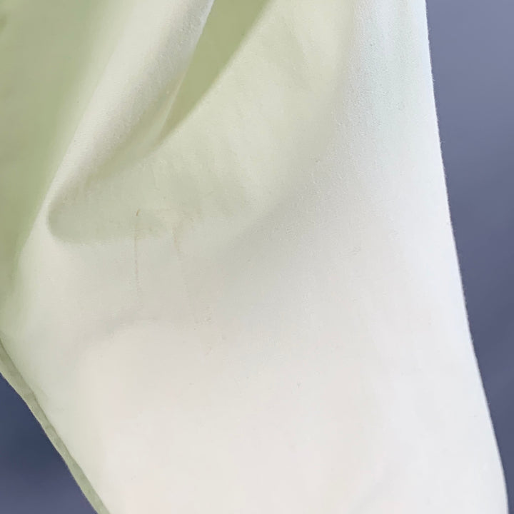 DRIES VAN NOTEN Size 42 Green Lime Cotton One Pocket Long Sleeve Shirt