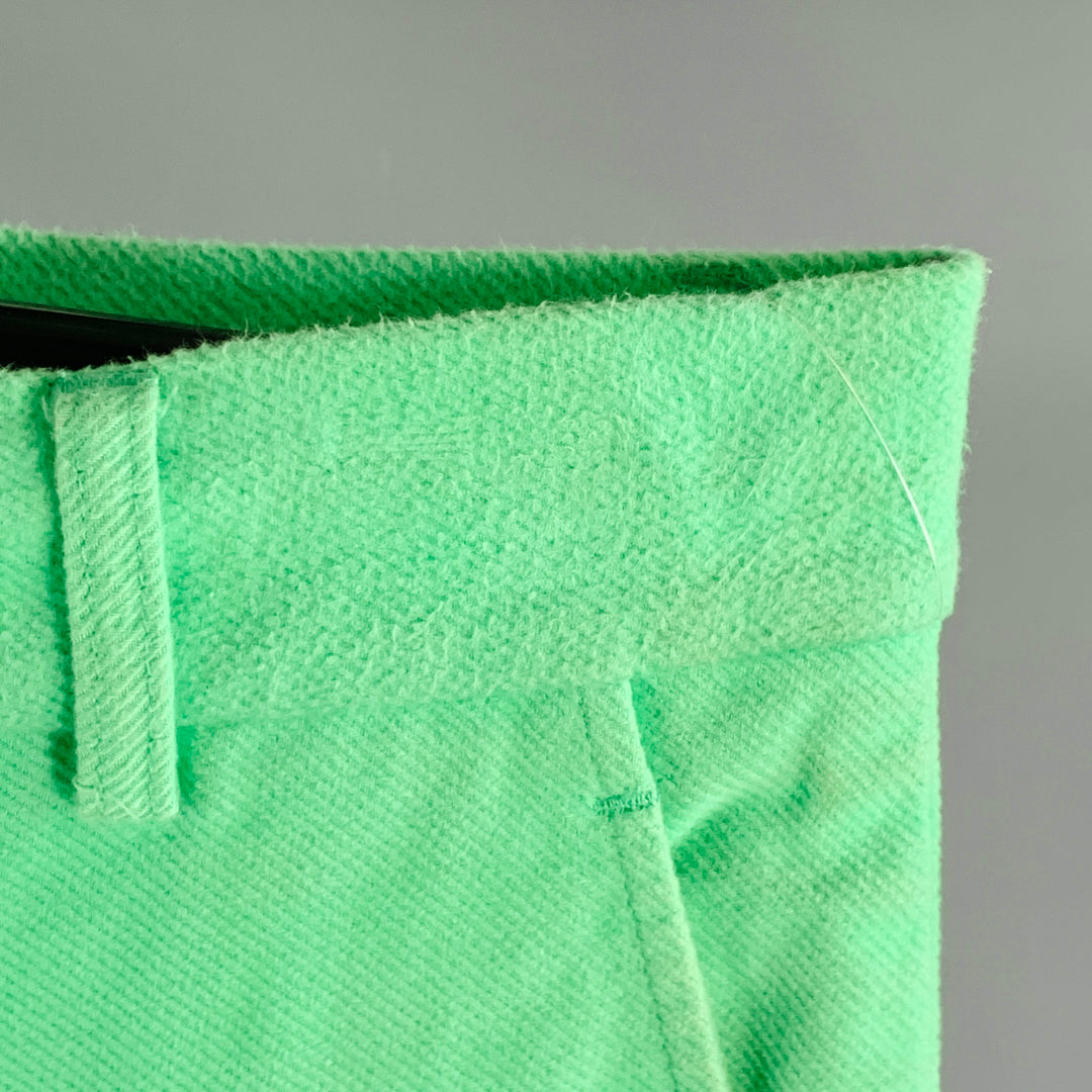 SIES MARJAN Size 30 Green Mint Twill Cotton Velvet Straight Casual Pants