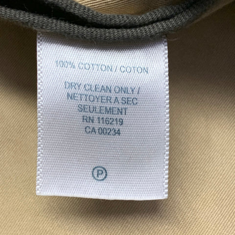 STEVEN ALAN Size M Camel Cotton Detachable Hood Zip Snaps Jacket