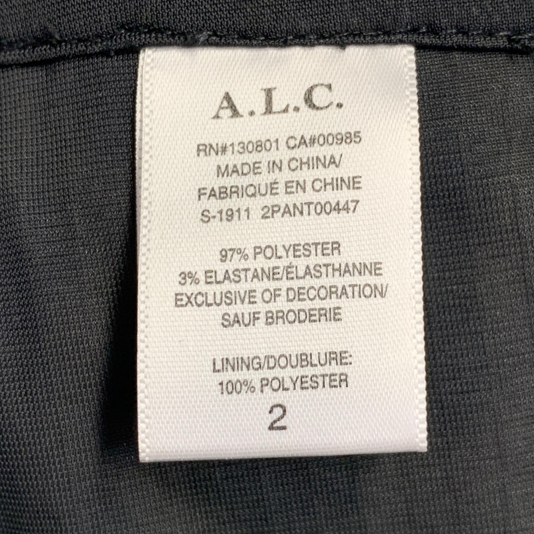 A.L.C. Size 2 Beige Brown Polyester Blend Sequined Leopard Leggings