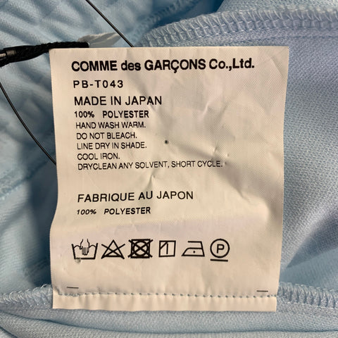 COMME des GARCONS HOMME PLUS Size S Blue Stripe Polyester Athletic Shorts