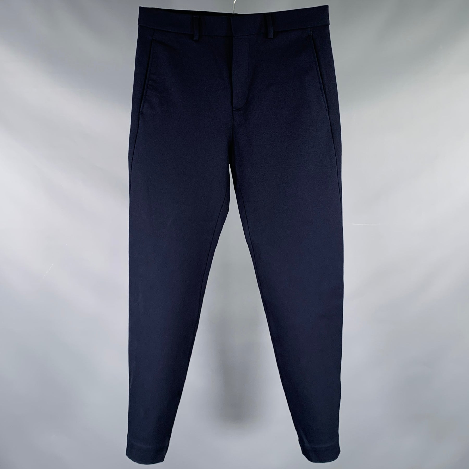 COS Size 30 Navy Rayon Blend Zip Fly Casual Pants – Sui Generis