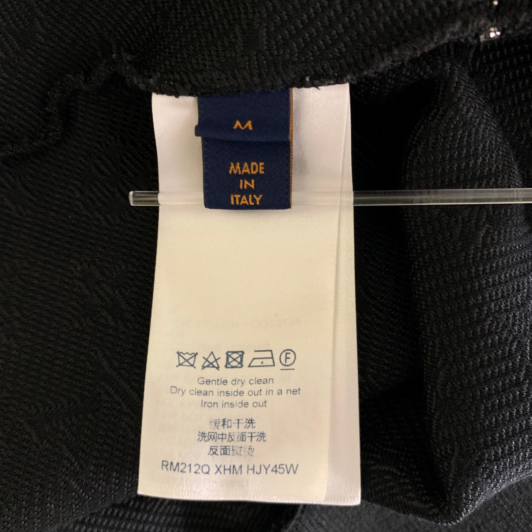 Veste LOUIS VUITTON taille M en mélange de polyester noir Monogramme