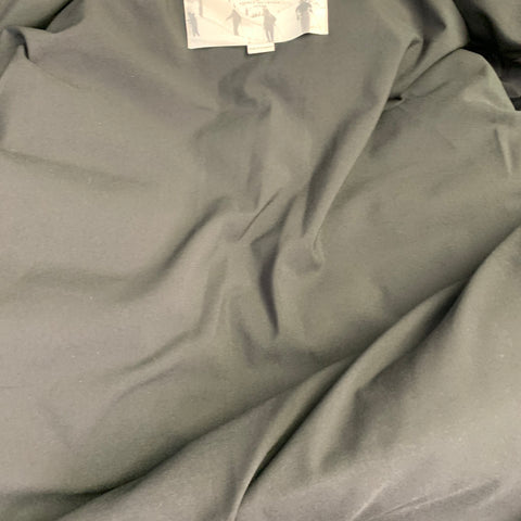 AZTECH Size XXL Black Quilted Polyamide Blend Snaps Coat