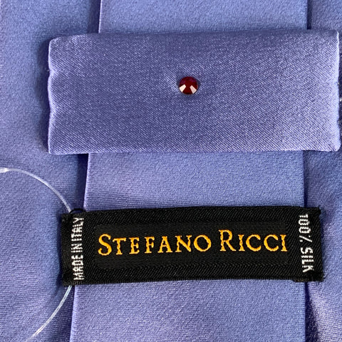 STEFANO RICCI Cornflower Blue Silk Tie