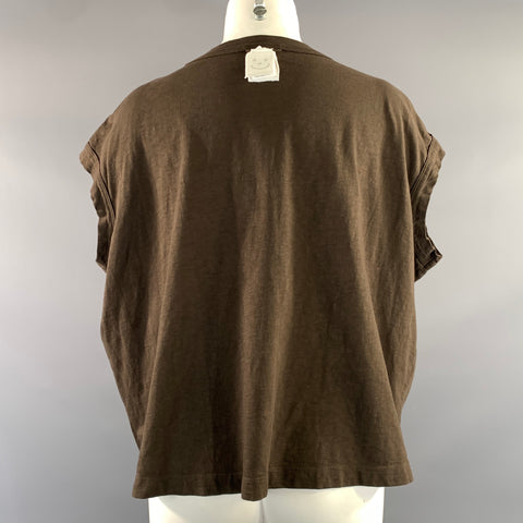 45rpm Size XS Green Cotton Oversized Shirt