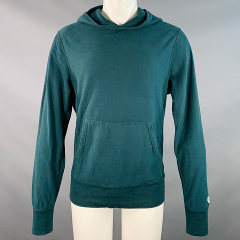 CHAMPION x TODD SNYDER Size M Forest Green Cotton Hooded Sweatshirt