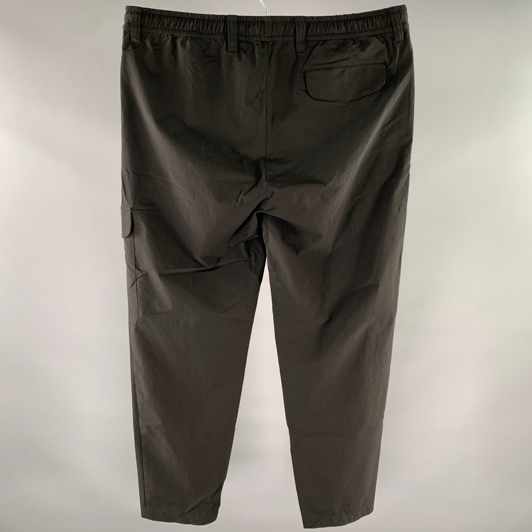 KESTIN Size L Black Nylon Elastane Cargo Pants