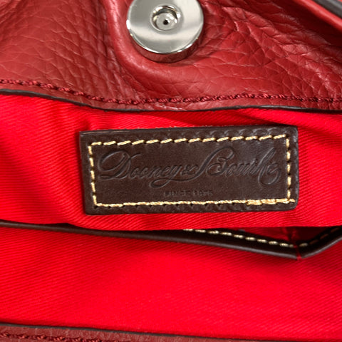 DOONEY BOURKE SS2019 Red Brown Pebble Grain Leather Bucket Bag