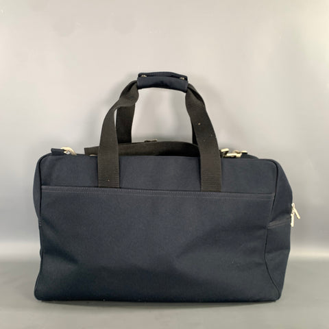 JACK SPADE Navy Black Canvas Duffle Bag