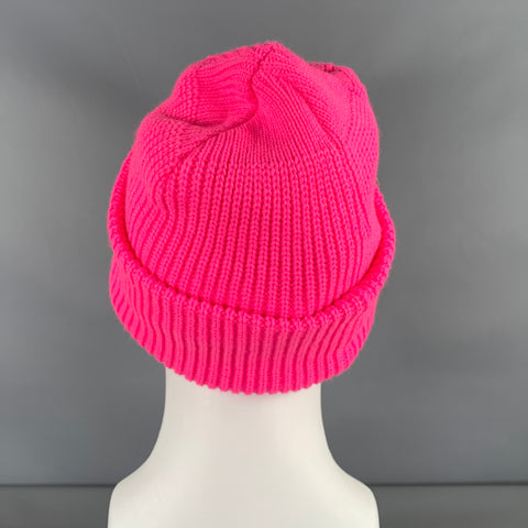 MARCUS ADLER Size One Size Pink Fuchsia Knitted Acrylic Hats