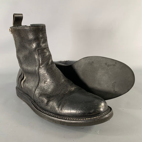SEI OTTO Size 10 Black Solid Leather Chelsea Boots