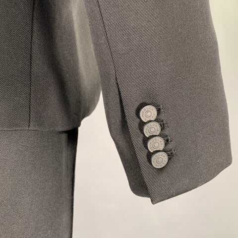 MUGLER X H&M Size 38 Black Wool Suit