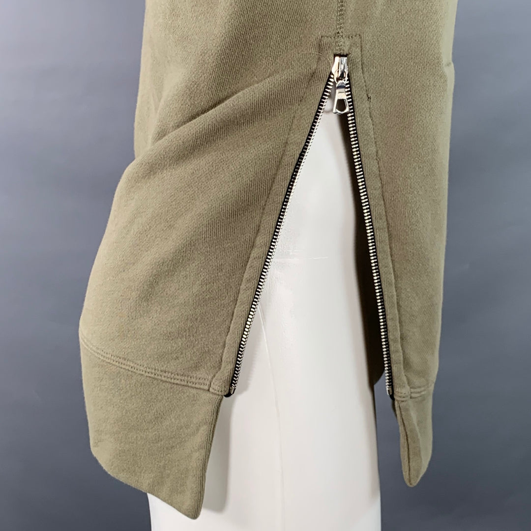JOHN ELLIOTT Size XS Green Cotton Hoodie Sweatshirt