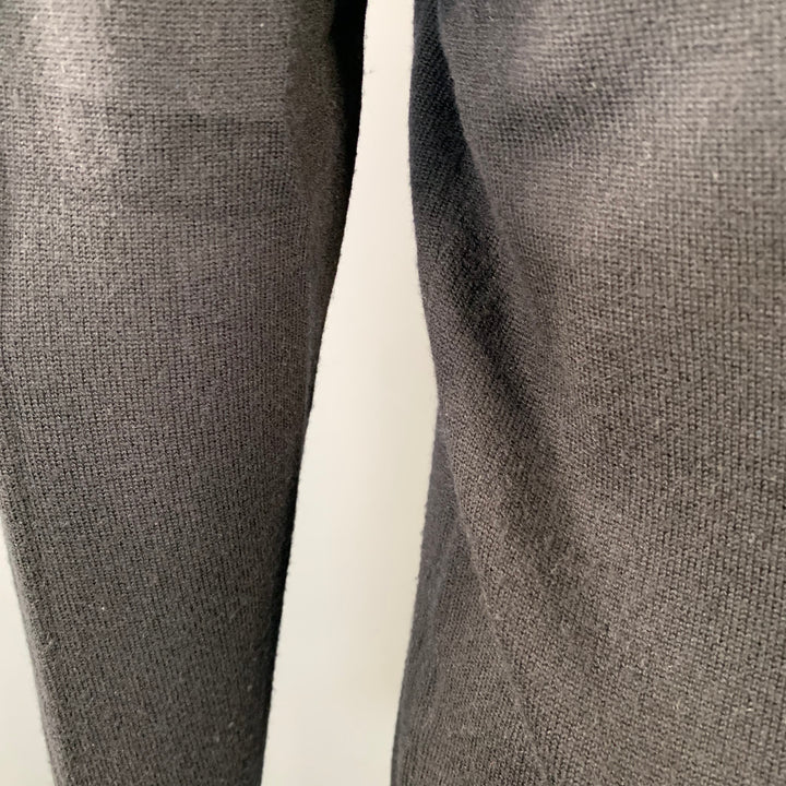 RAG & BONE Size M Black Grey Knit Wool Blend V-Neck Pullover