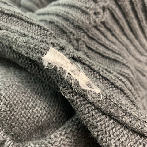 TASSO ELBA Size M Grey Knit Turtleneck Sweater