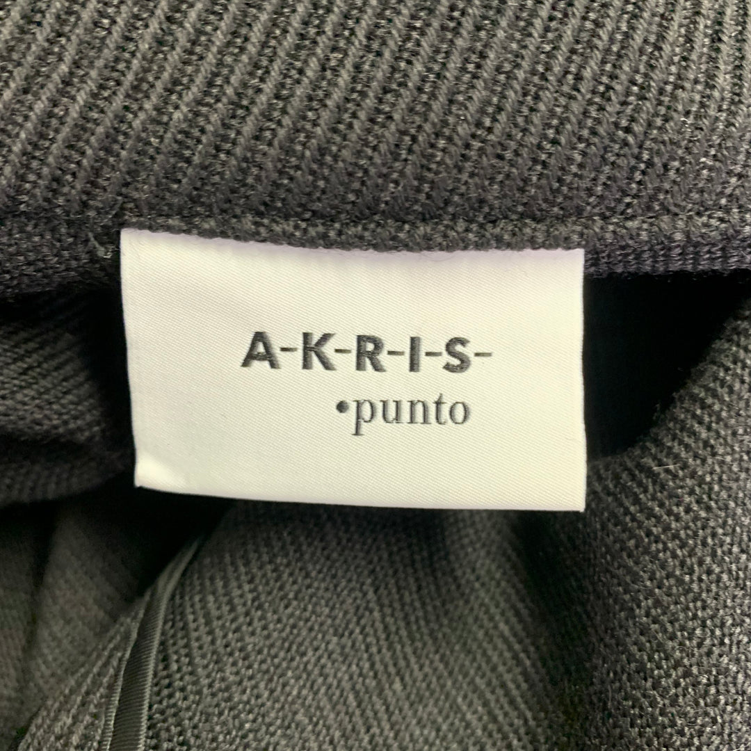 AKRIS Size 12 Gold Polyester Blend Metallic Trench Coat