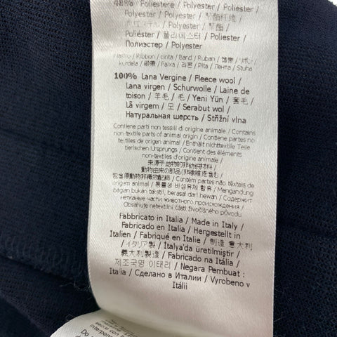 FENDI Taille 36 Pantalon de survêtement en coton mélangé à rayures bleu marine