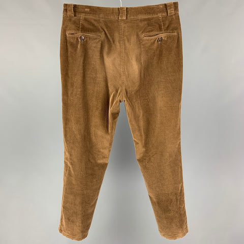 J&amp;ANS by DOLCE &amp; GABBANA Talla 34 Pantalón casual de algodón de pana marrón