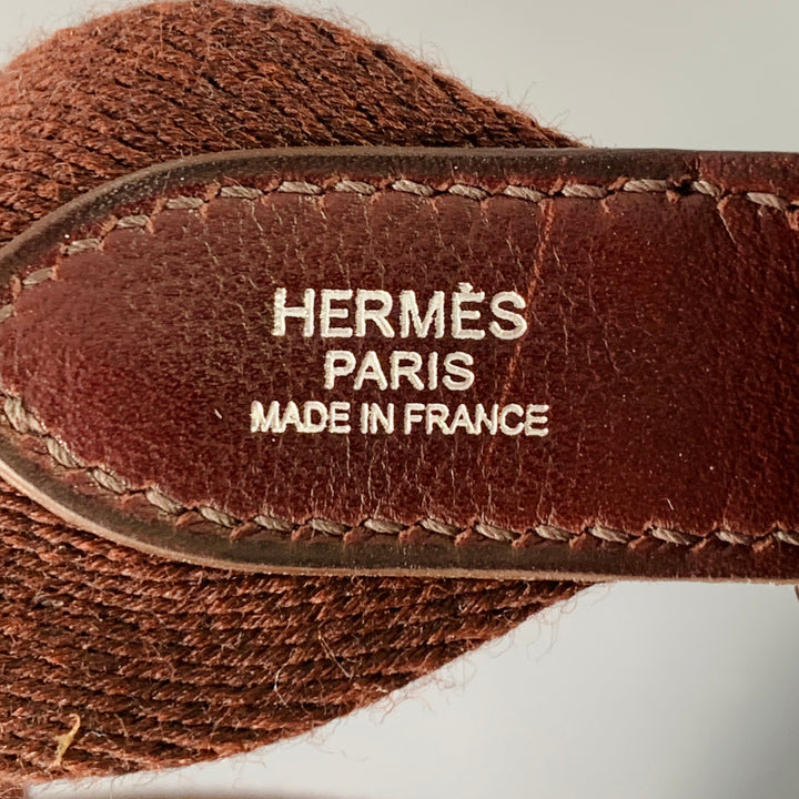 HERMES 2013 Hebdo Reporter Burgundy Togo Leather Palladium Messenger Bag