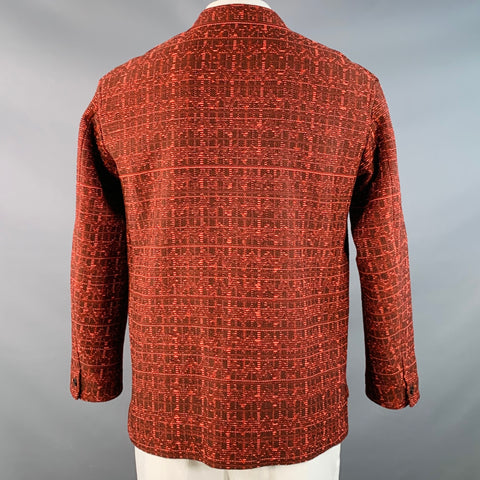 BEDWIN & THE HEARTBREAKERS Size 42 Orange Brown Woven Sport Coat