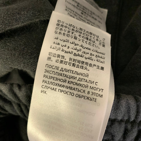 GUCCI Size M Black Wash Cotton Sweatpants Casual Pants