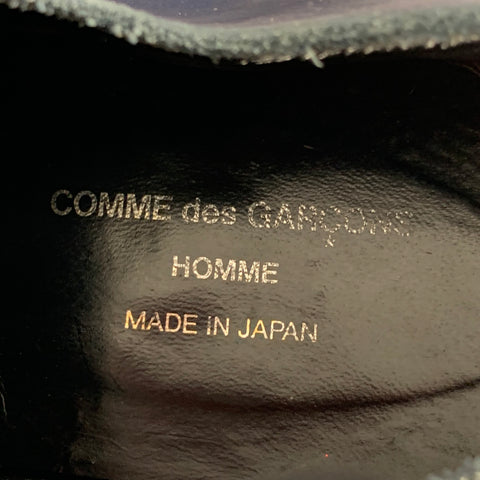 COMME des GARCONS HOMME Size 7.5 Navy Leather Oxford Lace-Up Shoes