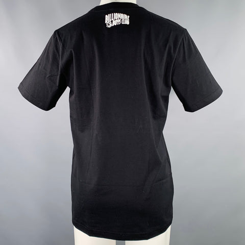 BILLIONAIRE BOYS CLUB Size S Rolling Loud Smoke Black Grey Cartoon Cotton Short Sleeve T-shirt